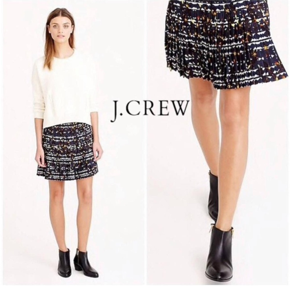 J. Crew Pleated Mini Skirt 8